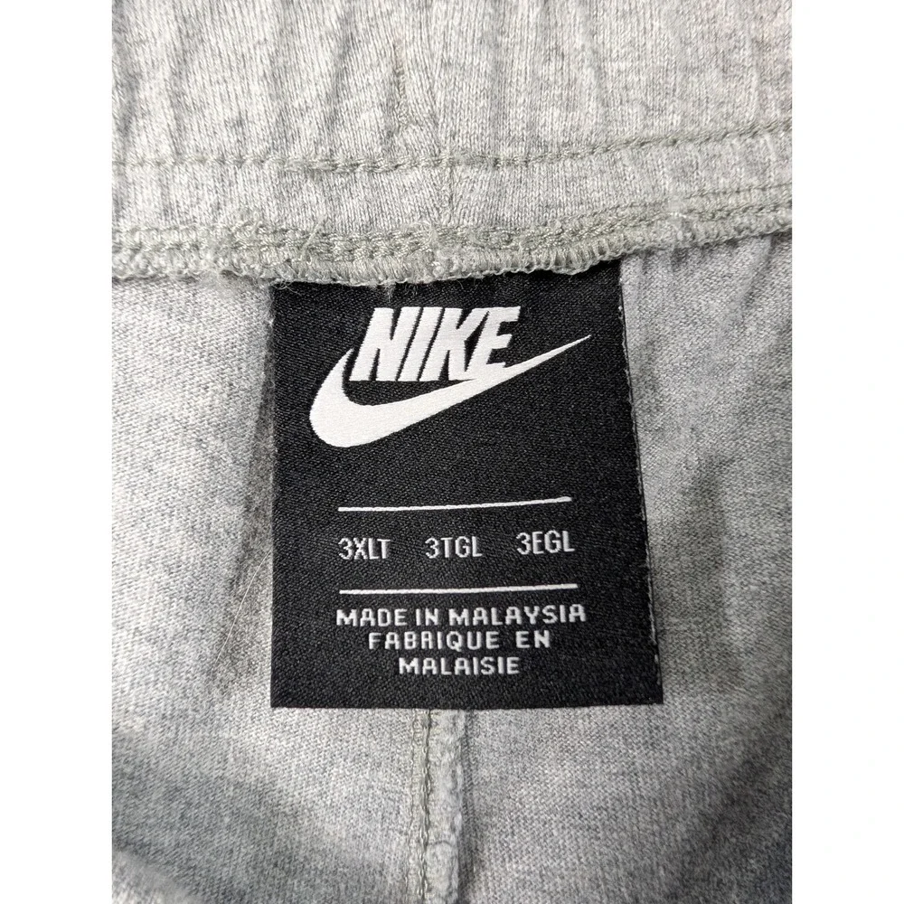 Nike Sportswear Mens Jersey Pants Gray Size 3XL